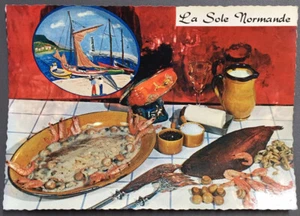 Carte Postale Recette : La sole normande (7) - Picture 1 of 2