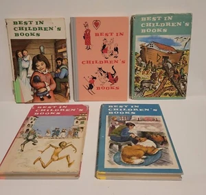(5) Best in Children's Books Book Club with Dust Covers 1958, 1959, 1960 - Imagen 1 de 12