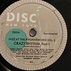 LESTER YOUNG 12” 78 rpm DISC 2003 CRAZY RHYTHM 1949 hot jazz V+