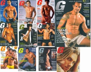 BRAZIL’S PLAYGIRL G MAGAZINE COLLECTION 4 2006-2009 ON CD HAIRY HUNKS - Picture 1 of 3