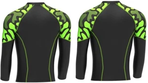 Men’s Full Sleeve Compression Shirt – Athletic Fit Base Layer for Gym & Sports - Picture 1 of 6