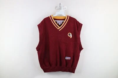 Chaleco Suéter de Fútbol Americano Vintage Años 90 Starter Para Hombres Grande Desteñido Washington Redskins Foto 1 de 4