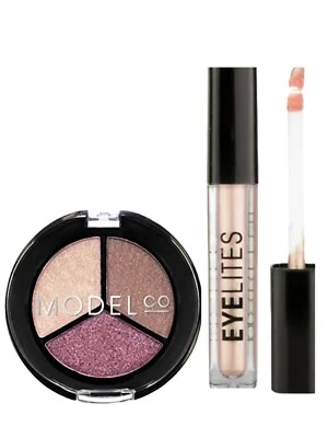 MODEL CO Metallic Eyeshadow Trio (MYKONOS) & EYELITES (ST BARTS) Liner SET/DUO - Image 1 of 4