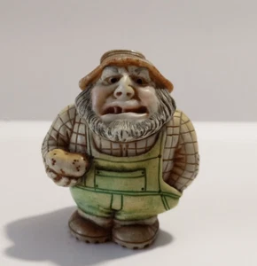 Harmony Kingdom Ball Pot Bellys 'Cow Keeper' #PBPFA Farmer Retired - Picture 1 of 6