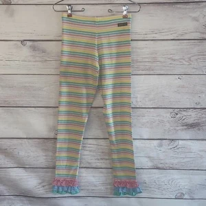 Matilda Jane Girls Leggings Pants 14 Dream Chasers Hello Again Rainbow Ruffles - Picture 1 of 10