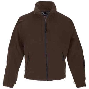 5.11 Men's Tactical Fleece Jacket Collared Windbreaker Full-Zip Dark Brown 4XL - Picture 1 of 3