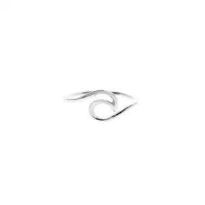 Sterling Silver Silhouette Wave Ring - Picture 1 of 3