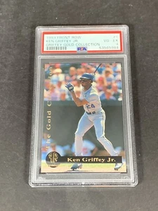 Ken Griffey Jr. 1993 Front Row Gold Collection #1 Low Population 5, PSA 4 - Picture 1 of 2