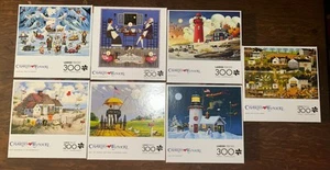 Charles Wysocki 300 große Teile Puzzle Menge 7 vollständige Puzzles (92600 Serie) - Bild 1 von 9