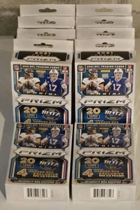 Lotto 10x Box Panini Prizm NFL Football 2021 Sigillato Gancio 20 Card Walmart Red Ice - Foto 1 di 2