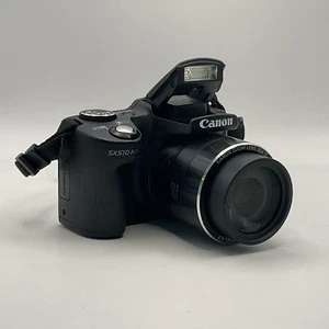Canon PowerShot SX510 HS Black Digital Camera Working (J1) W#939 - Picture 1 of 9