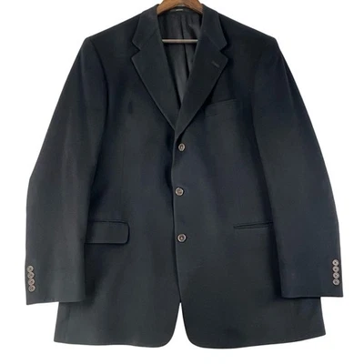 Blazer trompetista dorado LORO PIANA 100 % cachemir Hart Schaffner Marx 44L usado en excelente estado Foto 1 de 4