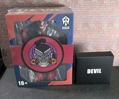Figura de lujo Axytoys escala 1/12 Diablo 10,5" y kit de doble cabeza roja "Vendedor de EE. UU. NUEVO Foto 1 de 4
