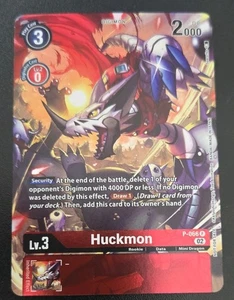 Lámina de arte alternativa Huckmon - P-066 casi nueva - Digimon TCG - Imagen 1 de 2