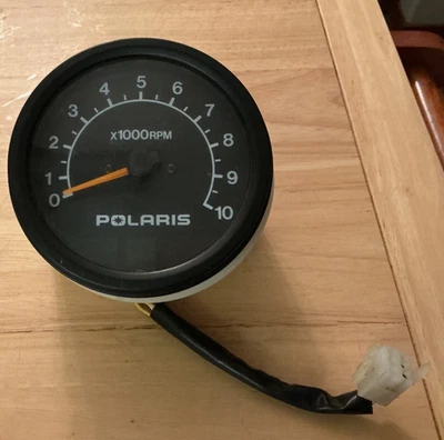 Polaris Snowmobile Tach Tachometer X1000 RPM REV TEMP - Image 1 of 4