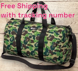 A Bathing Ape BAPE Duffle Bag Hand Bag Camo Green 2020 Spring Collection F/S - Picture 1 of 8