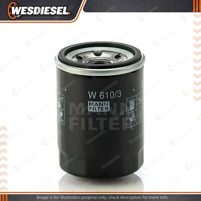 MANN Oil Filter for Peugeot 4007 2.0 4x4 108kw SUV Petrol 2010-On - image 1 of 2