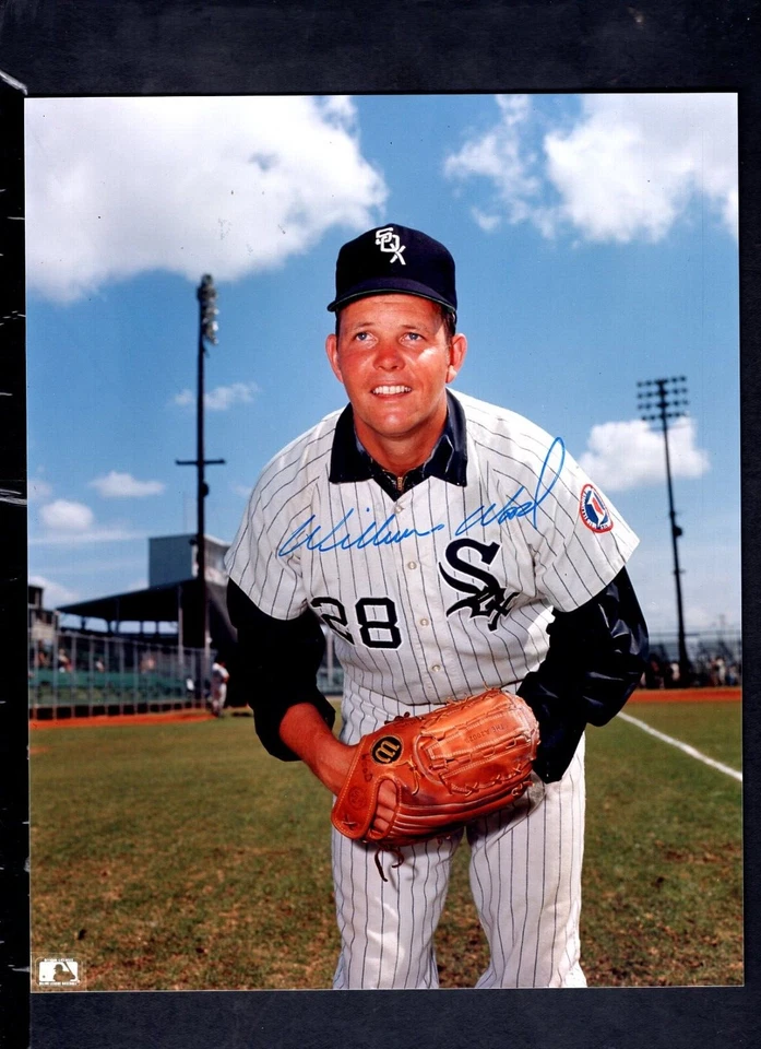 Foto autografiada firmada por Wilbur Wood de 8 x 10 de los Medias Blancas de Chicago ENVÍO GRATUITO Foto 1 de 1