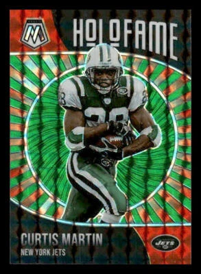 2021 Panini Mosaic #19 Curtis Martin HoloFame Mosaic Green New York Jets - Image 1 of 2