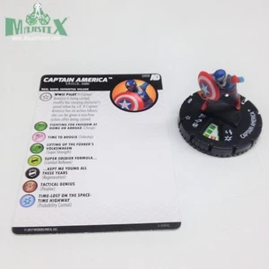 Heroclix Avengers Defenders War set Captain America #069 Chase figure w/card! - Picture 1 of 1