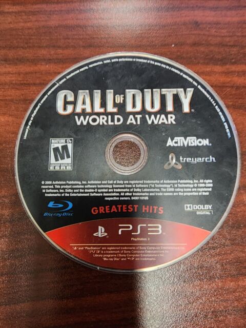 Call of Duty World At War PS3 Game Disc, Video Gaming, Video Games,  PlayStation on Carousell