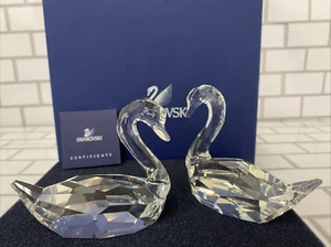 SWAROVSKI CRYSTAL FLIRTING SWANS 0837154 *CONFEZIONE ORIGINALE *OTTIME CONDIZIONI - Foto 1 di 12