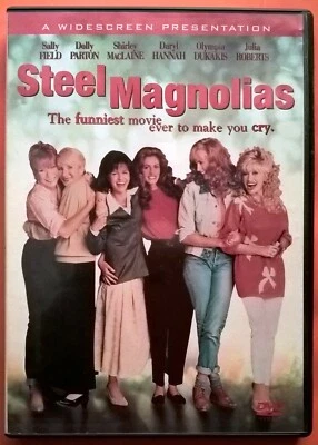 Steel Magnolias DVD Region 2 MacLaine Dukakis Field Parton Hannah Roberts Ross Foto 1 de 3