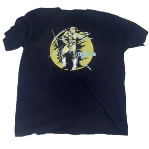Dusty Rhodes Black T-Shirt Cotton Full Size Unisex Large - Picture 1 of 2