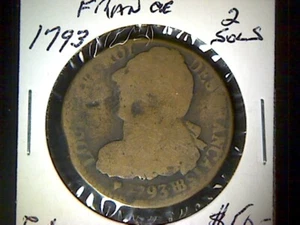 France 1793 2 Sols - Picture 1 of 2
