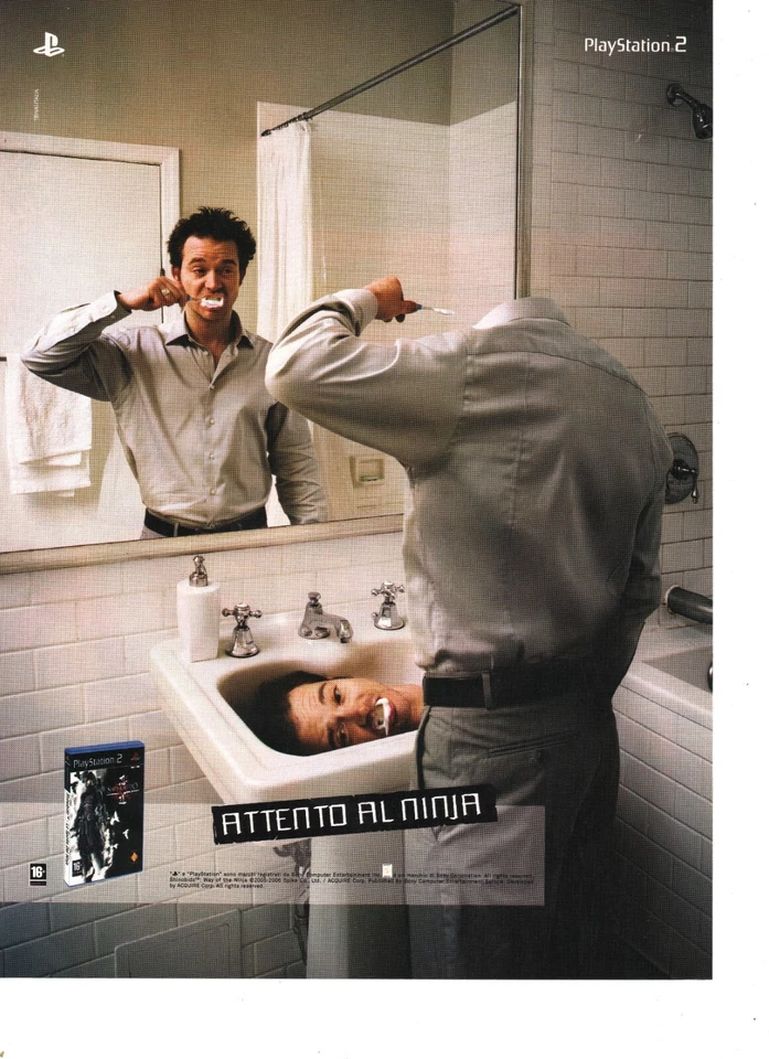 Shinobido Way of the Ninja Pubblicità 06 PS2 Italian Magazine Advertising 29x21 - Immagine 1 di 1