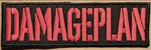Damageplan embroidered Iron on patch - Picture 1 of 1