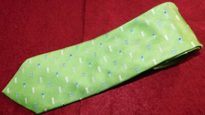 PETER MILLAR VERDE/AZUL/ROSA MOTIVO BANDERA CORBATA DOBLADA A MANO - CORBATAS - CORBATAS DE DISEÑADOR. Foto 1 de 4