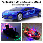 (Blue Racing Car)3pcs AA Battery Car Model Toy Wonderful Gift ElectricCarToy