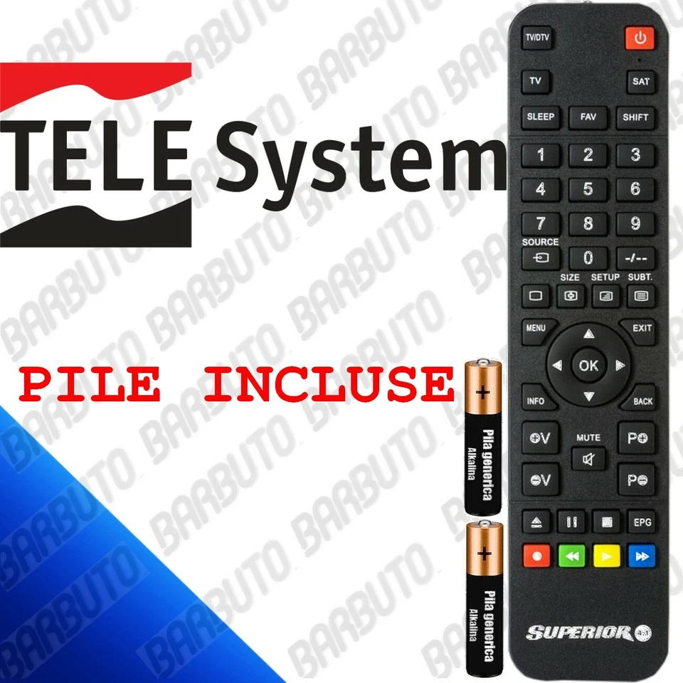 TELECOMANDO UNIVERSALE TELESYSTEM SCEGLI IL TUO MODELLO, LO RICEVERAI GIA PRONTO - Immagine 1 di 1