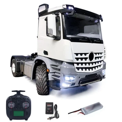 1/14 RC Tractor Truck Chassis Axle Remote Control RTR Flysky ST8 Radio Battery - Image 1 of 4