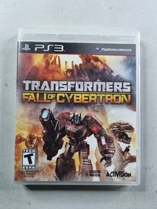 Transformers: Fall Of Cybertron (Sony PlayStation 3 PS3, 2012) No Manual Tested - Picture 1 of 4