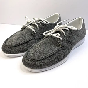 Zapatos de Bowling Brunswick Karma para Mujer 9.5 Gris Blanco Con Cordones Informales Cómodos Barco - Imagen 1 de 12