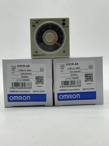 2 years warranty NEW IN BOX OMRON Timer H3CR-A8 H3CRA8 100-240VAC - Picture 1 of 4