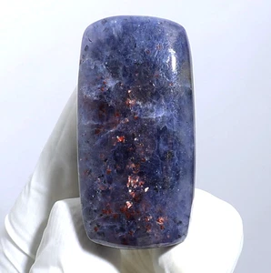 Nebulosa Starlit ~ 15,4 g pietra solare Iolite naturale gemma scintillante cristallo pietra di palma - Foto 1 di 9