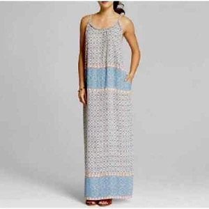 Knox Rose Maxi Dress Womens Plus 2XL Boho Sleeveless Floral Pockets Cottegecore - Picture 1 of 15