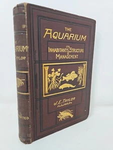 The Aquarium by J.E. Taylor (1884) Victorian Guide to Aquaria, Illustrated - Picture 1 of 12