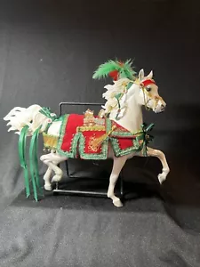 Caballo de vacaciones de Navidad Breyer 700109 Cascanueces Príncipe Arabian Alegría y Paz 2009 - Imagen 1 de 13