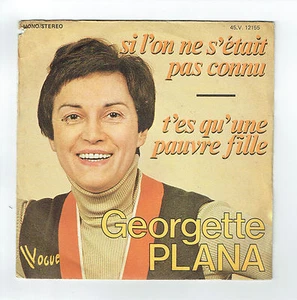 Georgette PLANA Vinyle 45T 7" SI L'ON NE S'ETAIT PAS CONNU Film Soir Rafle RARE - Imagen 1 de 2