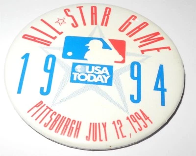 1994 Baseball Stadium Pin Button Pittsburgh All Star Game USA Today Pinback - Image 1 of 2