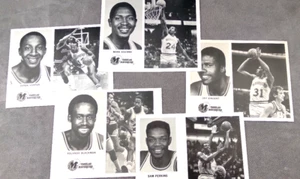 5 VINTAGE 1980's DALLAS MAVERICKS TEAM ISSUED OFFICIAL NBA PUBLICITY B&W PHOTOS - Picture 1 of 7