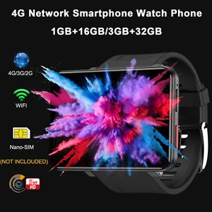 2.86" 4G LTE Smart PAD Phone Watch SIM GPS WiFi 5MP Camera Watch Unlocked L4C0 - Photo 1 sur 12