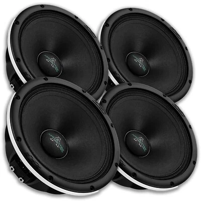 4x Deaf Bonce Car 6.5 Midrange Speaker 1600 Watt 4 Ohm Neodymium AP-M65AN 2-Pair - Image 1 of 4