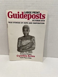 Guideposts Magazine October 2019 Cynthia Erivo Hope Inspiration LARGE PRINT - Picture 1 of 11