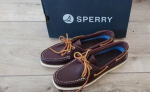 Sperry Auténtico Topsider Original Mujer Marrón Talla 7 Antideslizante NUEVO en CAJA - Imagen 1 de 5