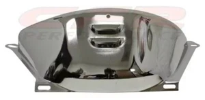 Cubierta protectora contra polvo de placa flexible de volante cromada para Chevy GM Turbo TH-350 Th-400 - Imagen 1 de 1